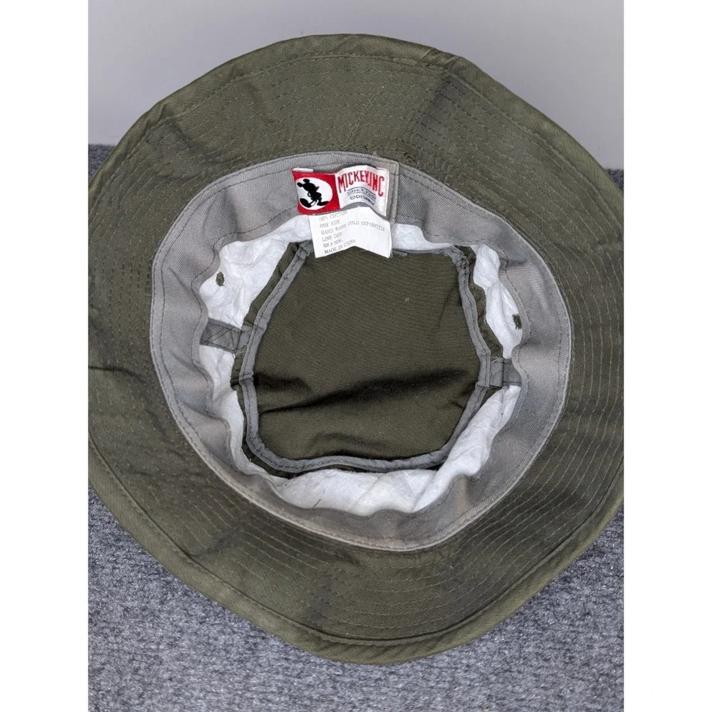 Vintage Mickey‎ Bucket Hat Adult One Size Green Disneyland Tigger Embroidered